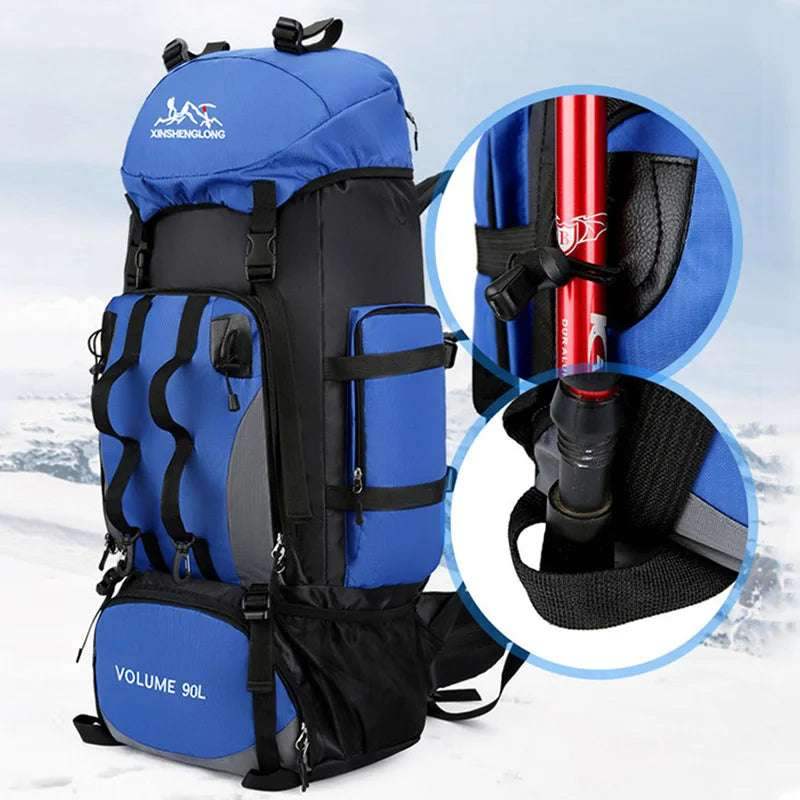 90L Travel & Camping Backpack.