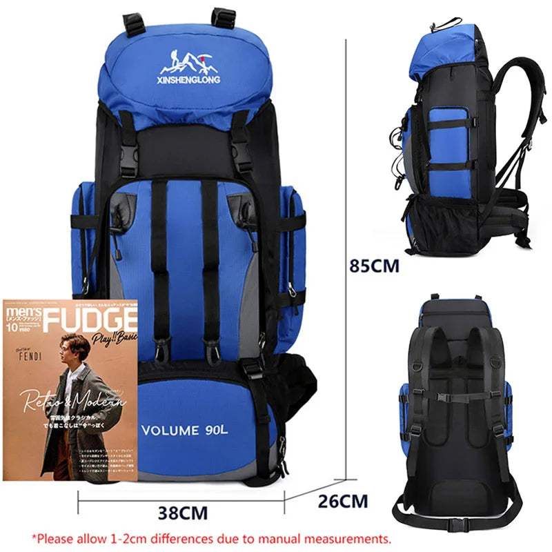 90L Travel & Camping Backpack.
