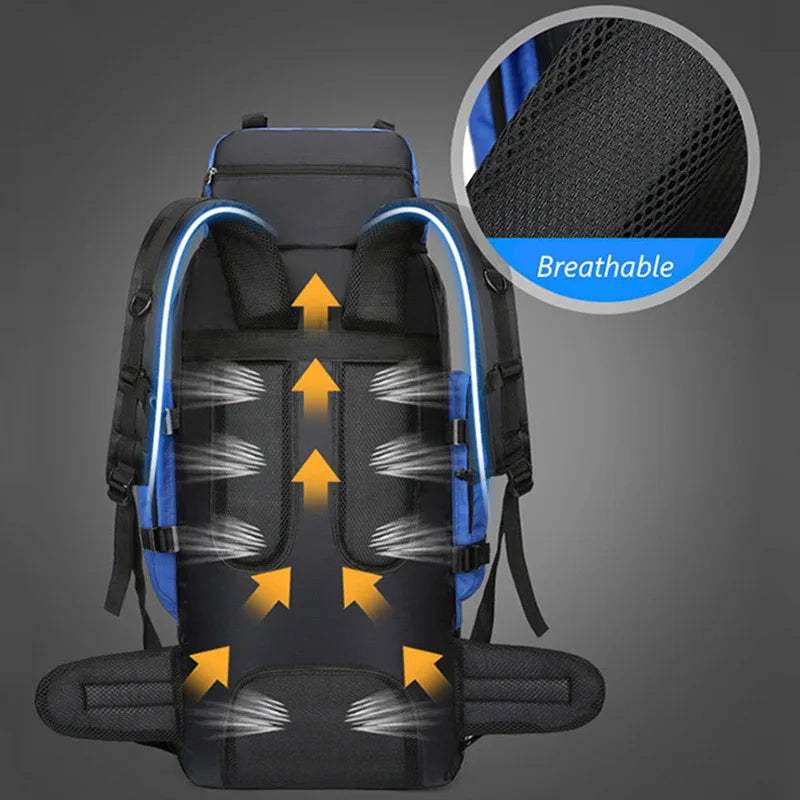 90L Travel & Camping Backpack.